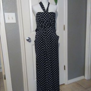 A List Polka Dot Maxi Dress w/ Pockets XL